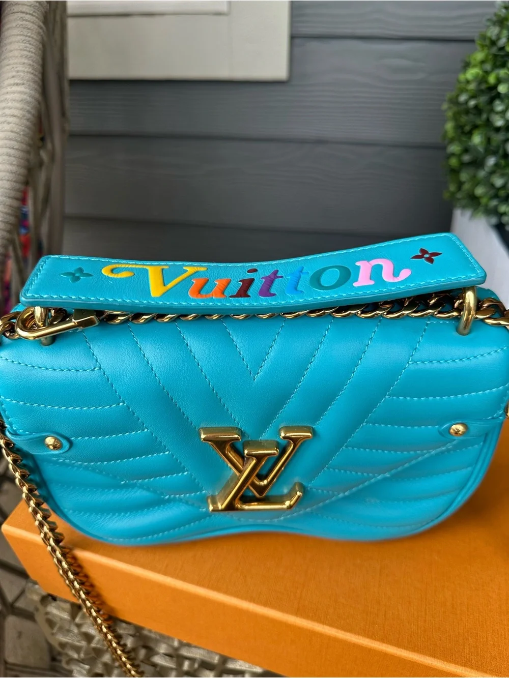 Louis Vuitton Turquoise New Wave Bag